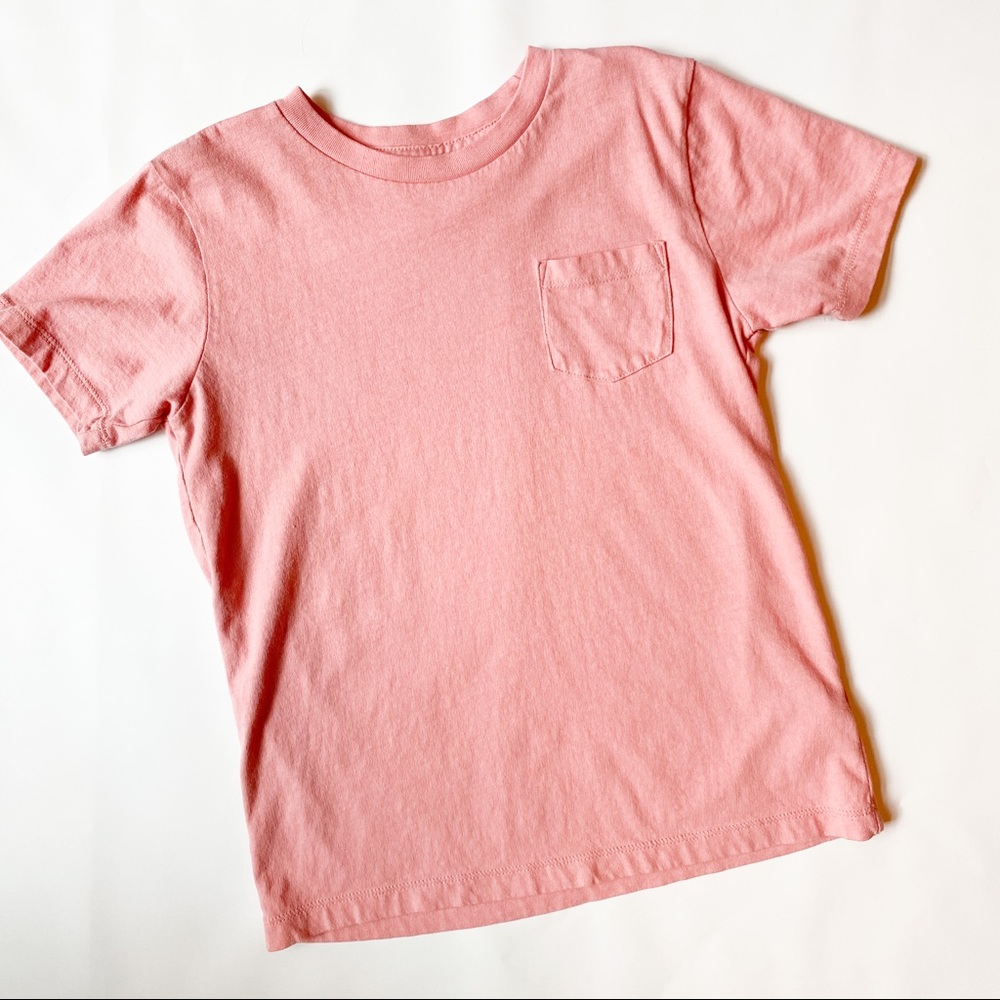 Crewcuts Pink Pocket Tee Size 6/7